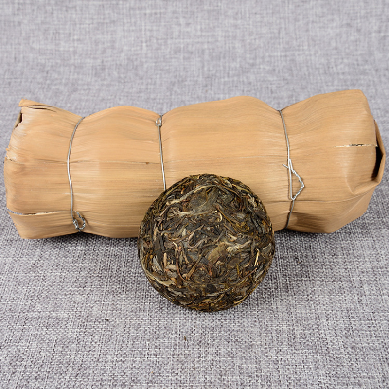 Shell Pu'er Tea Tuo Organic Green Tea 100g*5 Yunnan Pu'er Tea Bamboo Prostr-