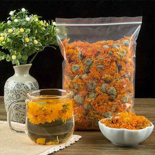 Chinese Marigold Tea,Calendula officinalis tea,genuine female flower Herbal Tea