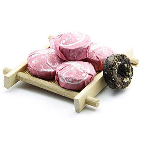 40 Lotus Leaf Flavoured Puerh Tea - Ripe Mini Tuo Tea - Yunnan Puerh Tea
