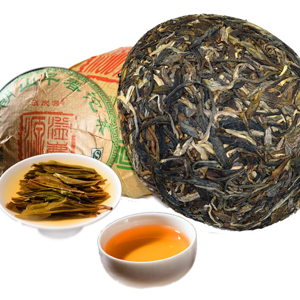 Cha Tea Ancient Tree Green Tea Green Food Healthy 250g Early Spring Puerh Tea-