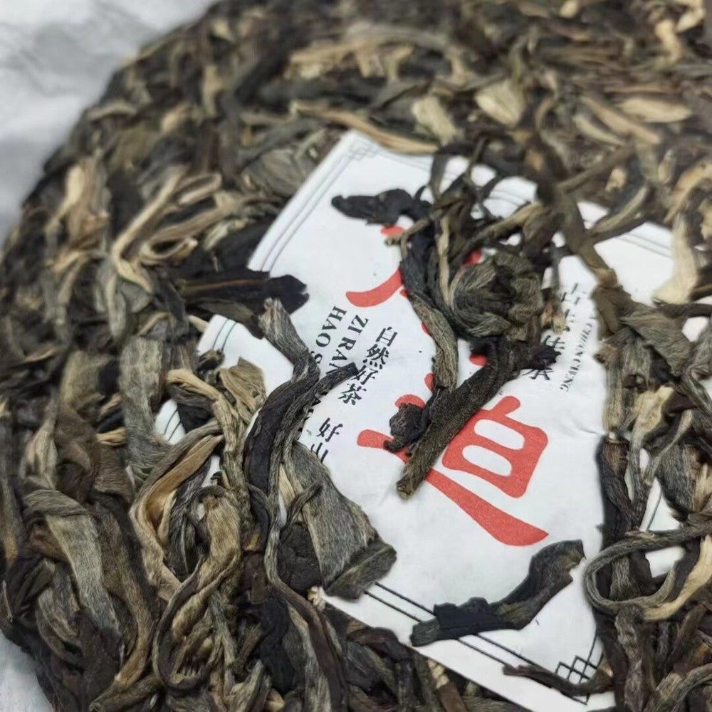 Yunnan Pu'er Tea Nanjiao Ancient First Spring Pu'er Raw Tea 357g Cake Tea