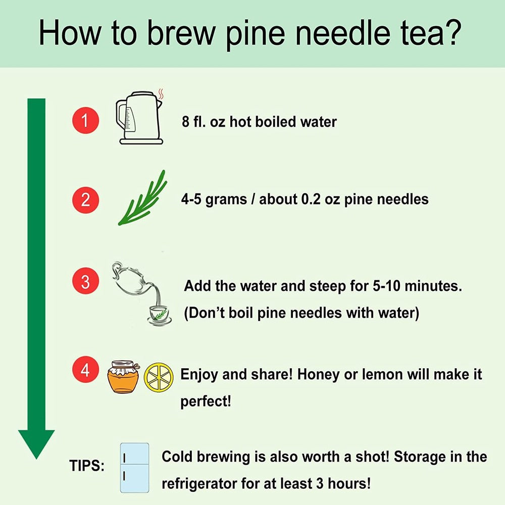2024 TEARELAE Pine Needle Tea Natural Masson Pine Needles Herbal Tea 142g