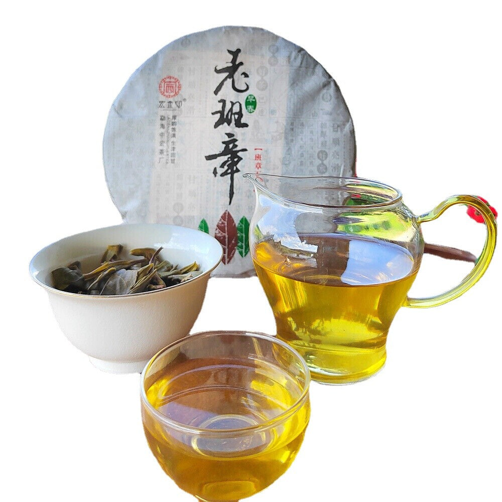 357g/12.59oz Ming Qian Ancient Spring Tea Pu'er Raw Tea Seven Seed Cake Tea
