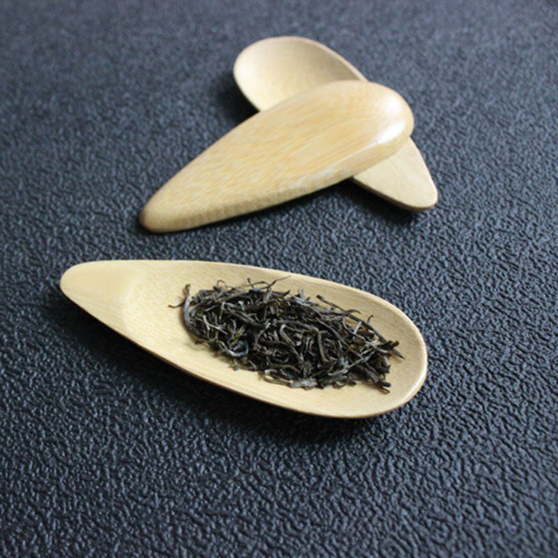 Wooden Handmade Mini Bamboo Tea Scoops Kung Fu Tea Spoon Black Green Tea Shovel