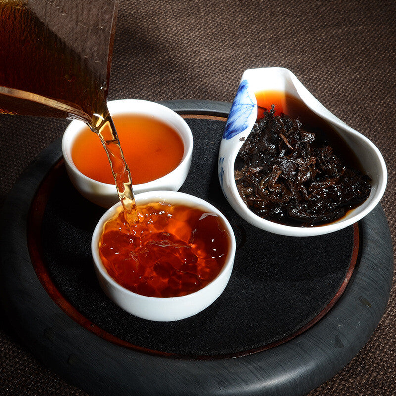 250g Yunnan Pu'er Tea Cooked Tea Brick Tea Yiwu Ancient Tree Tea Brick