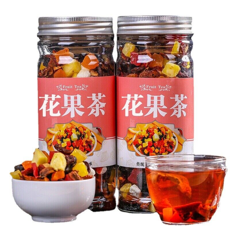 180g Natural Handmade Fruit Tea Flower Herbal Tea Healthy Drink Canned Gift Tea