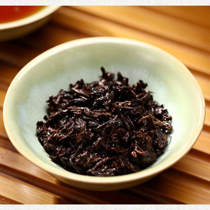 357g Yunnan Menghai Dayi TAETEA Ripe Pu Er Ancient Tree Puer Tea Aged Puerh Tea