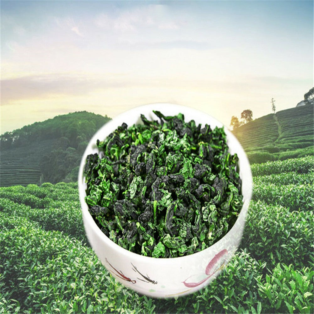 10 Bags/Tin Organic Green Tea Gift Package Tie Guan Yin Oolong Tea Chinese Tea