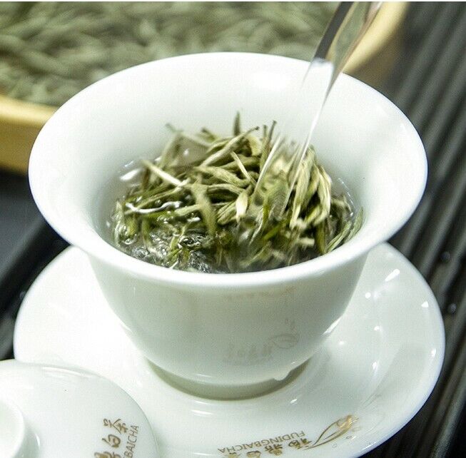 2023 Spring New Tea Silver Needle White Tea White Hao Yin Zhen Tips Bulk Tea-