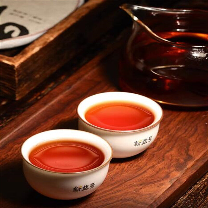 357g Puerh Tea Dry Storage Ripe Tea Menghai Source Flavor Yunnan Cake Ripe Tea
