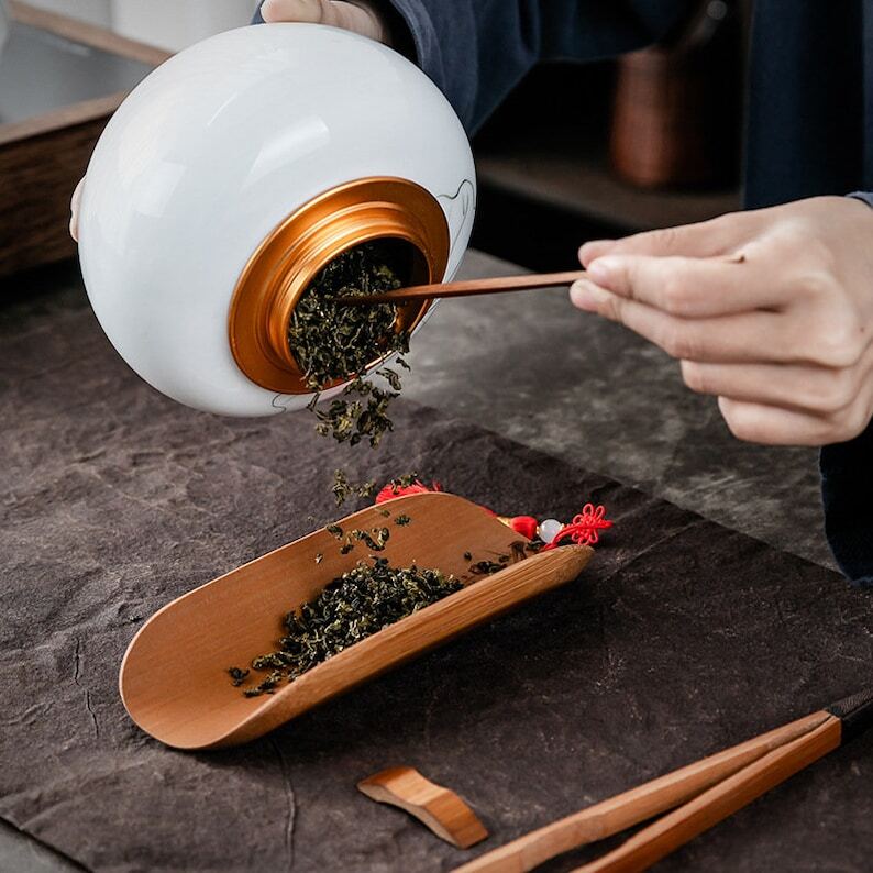 Natural Bamboo Tea Spoon Tea Ceremony Set|Bamboo Tea Accessories