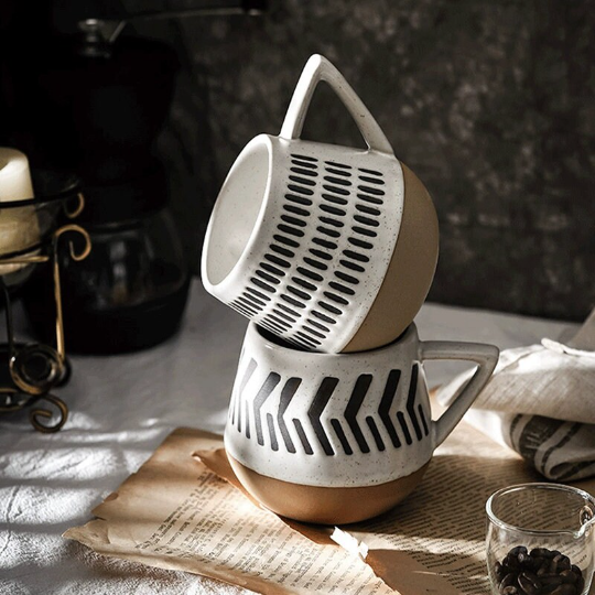 Ceramic Tea Mugs Coffee Tea Cup 420ml