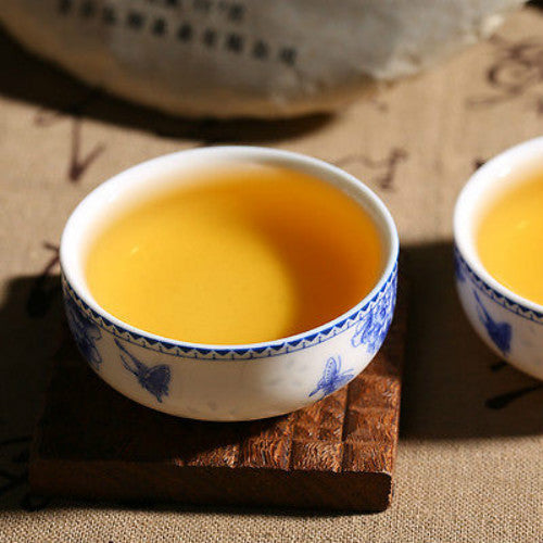 357g Yunnan cha Pu-erh Tea Cake Sheng Tea Menghai Lao Banzhang Chinese Puer Tea