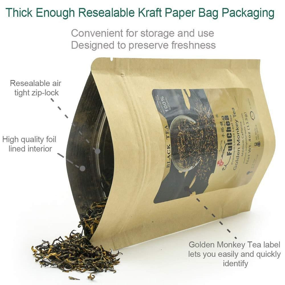 2023 FullChea Tea Golden Monkey - Fujian Black Tea Golden Tea 113g