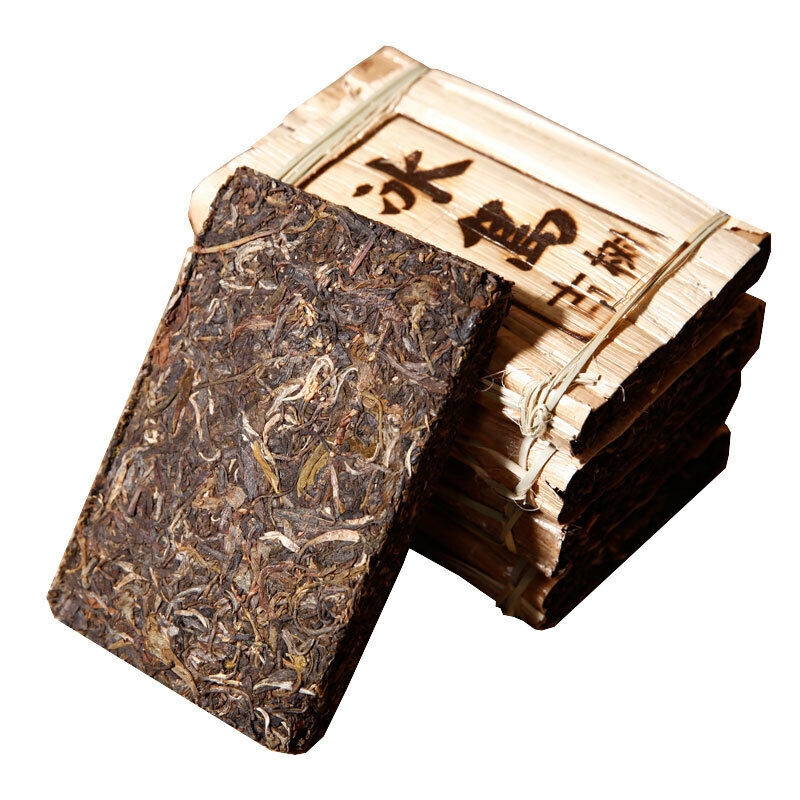 200g Green Tea Health Pu-Erh Tea Brick Bamboo Shoot Shell Spring Tea