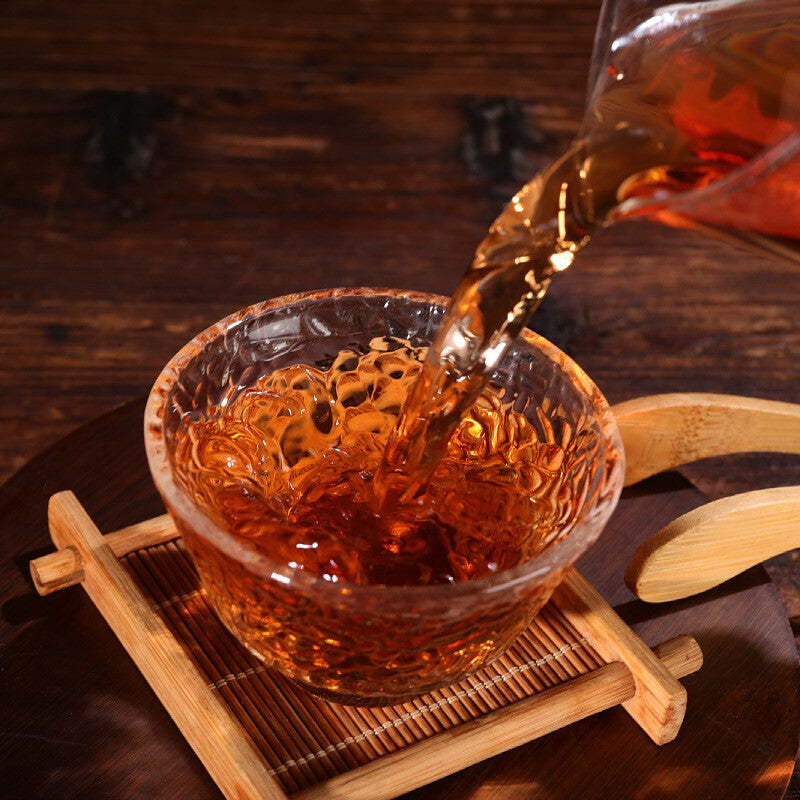 500g Anhua Black Tea Hundred Two Tea Dun Flower Roll Tea Aged Black Tea