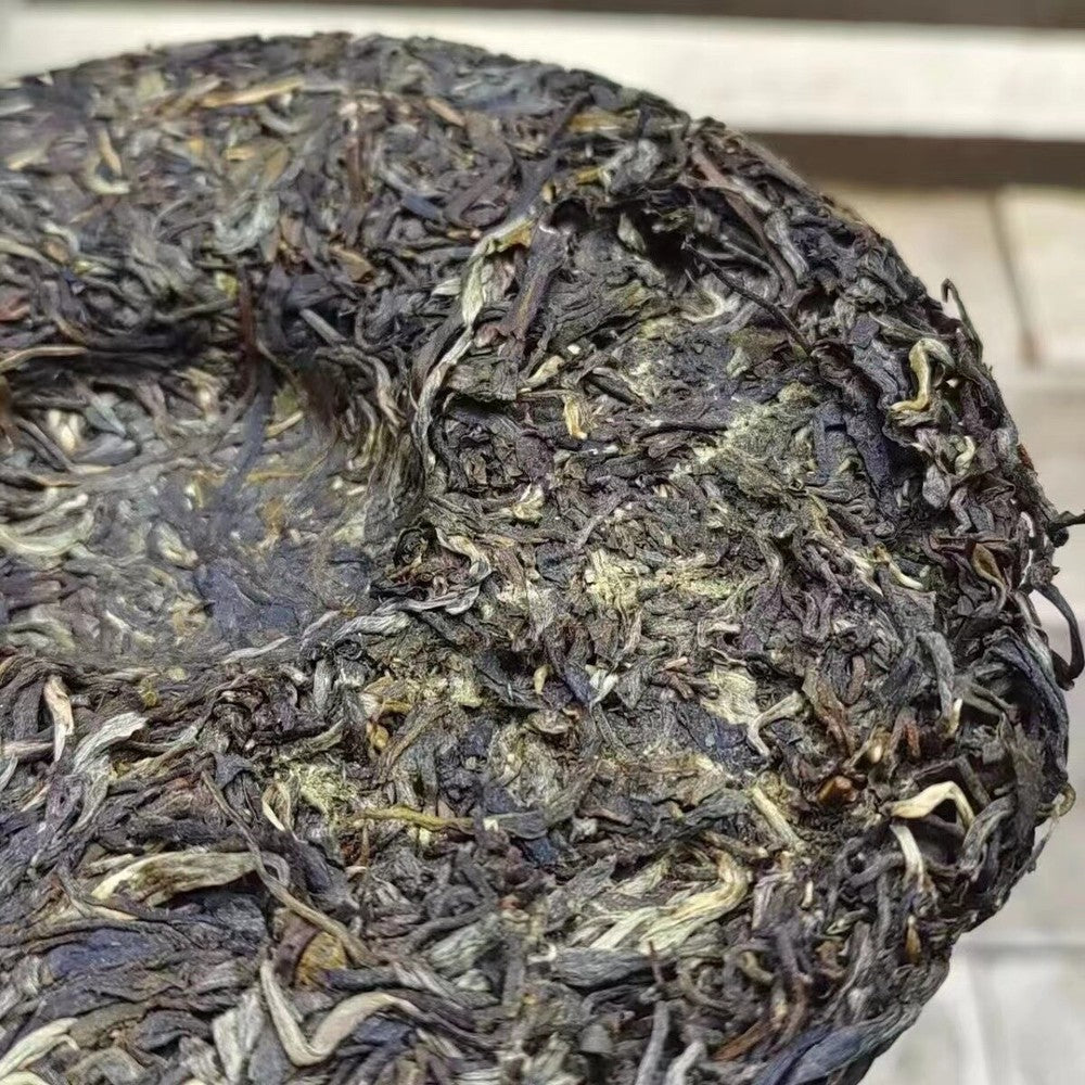 357g Yunnan Puerh Raw Tea 2023 Bingdao Golden Seal Raw Pu'er Tea Cake Pu-erh Tea