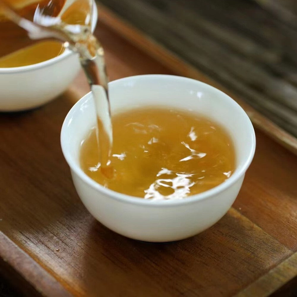 357g Yunnan Aged Pu-erh Raw Tea Cake 2006 Pasha Sheng Puerh Tea Old Pu'er Tea