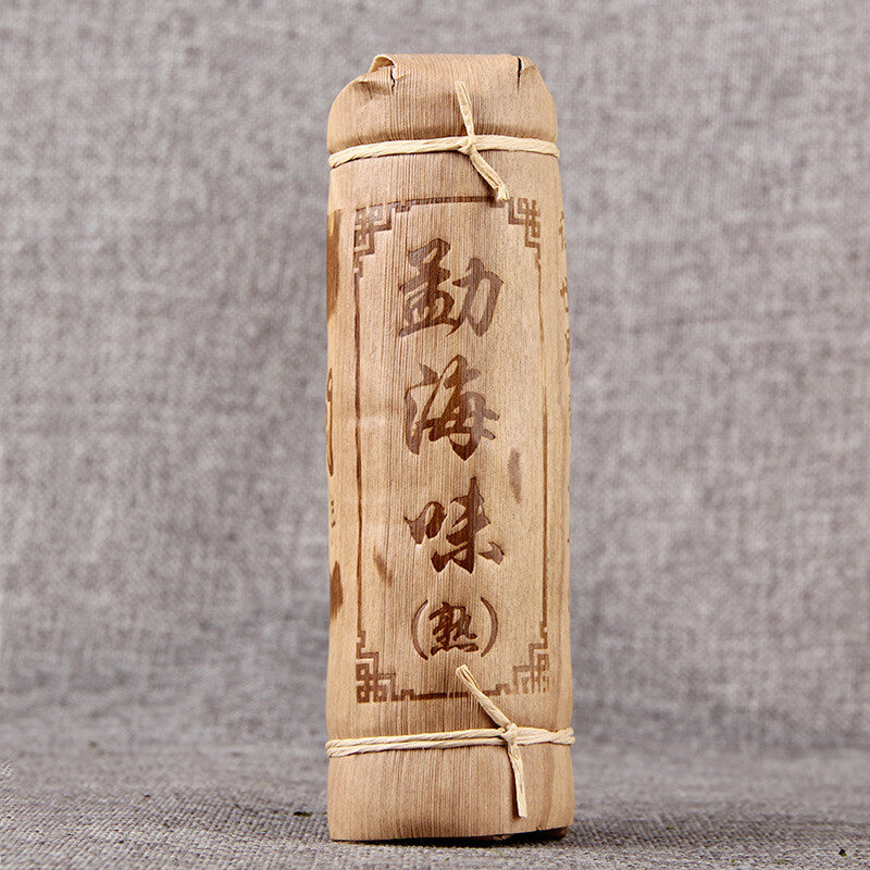 Top-grade Small Pu'er Tea Column Tea Cake Ripe Tea Fermented Craft Tea 200g
