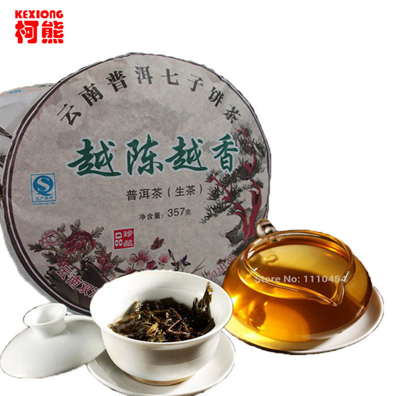 Puer Tea 357g Naturally Organic Pu-erh cha Tea Old Green Pu Erh Tea Health Care