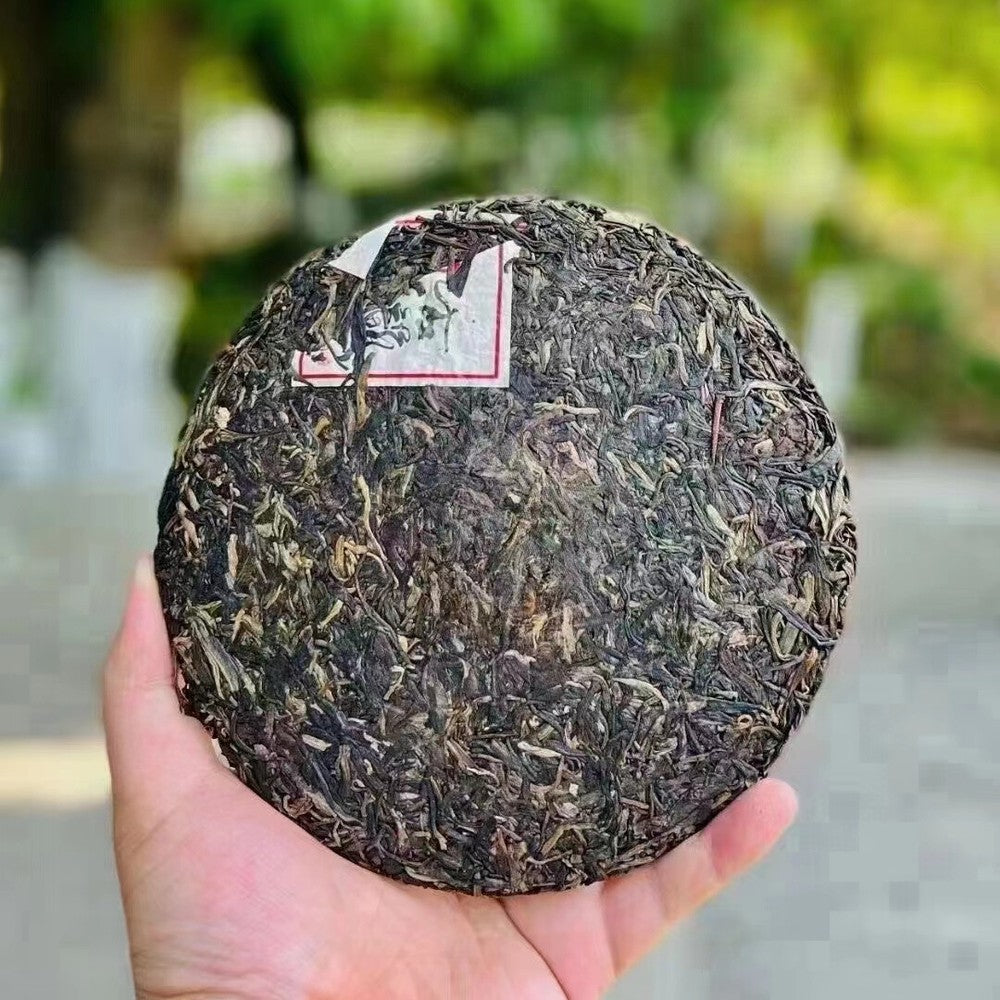 357g Yunnan Aged Pu'er Tea 2013 Lancang Old Pu-erh Raw Tea Cake Puerh Cake Tea