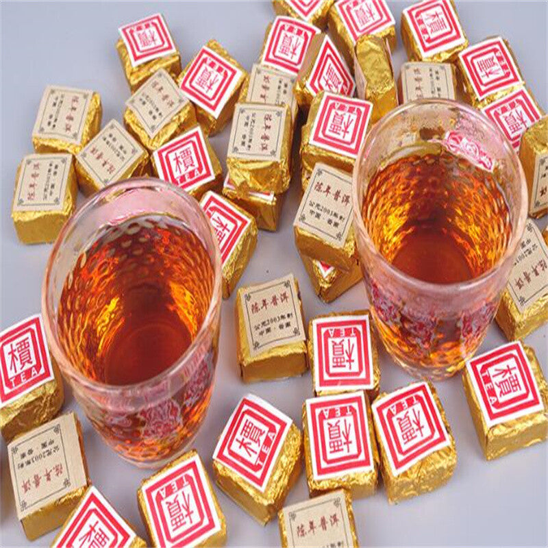 200g Mini Puer tea Black tea puer tea puerh compressed pu'er brick organic