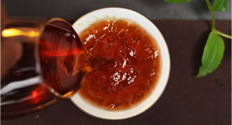 357 puer tea cake 10 Years Old Puer Menghai Puerh Tea Cake Old Puer Ripe Tea