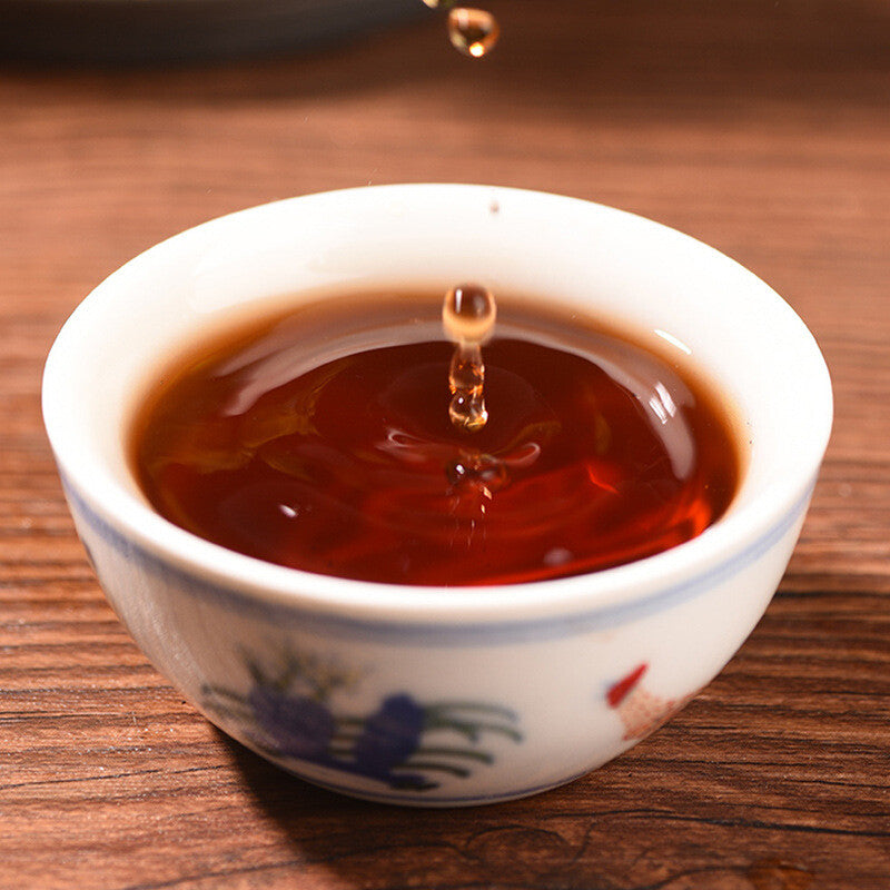 30g Small Can of Crushed Silver Tea Fossilized Ripe Pu-erh Tea Ripe Tea 糯米香特级茶叶