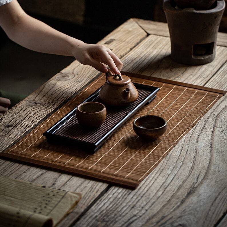 Bamboo Tea Table Mat|Tea Table Runner|Tea Accessories