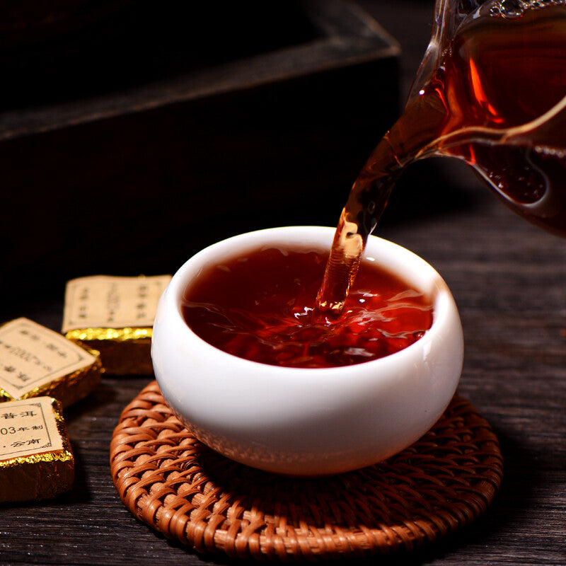 Yunnan Chen Xiang Cooked Pu'er Tea Ripe Puerh Mini Tuo Tea Cha Puer Brick tea