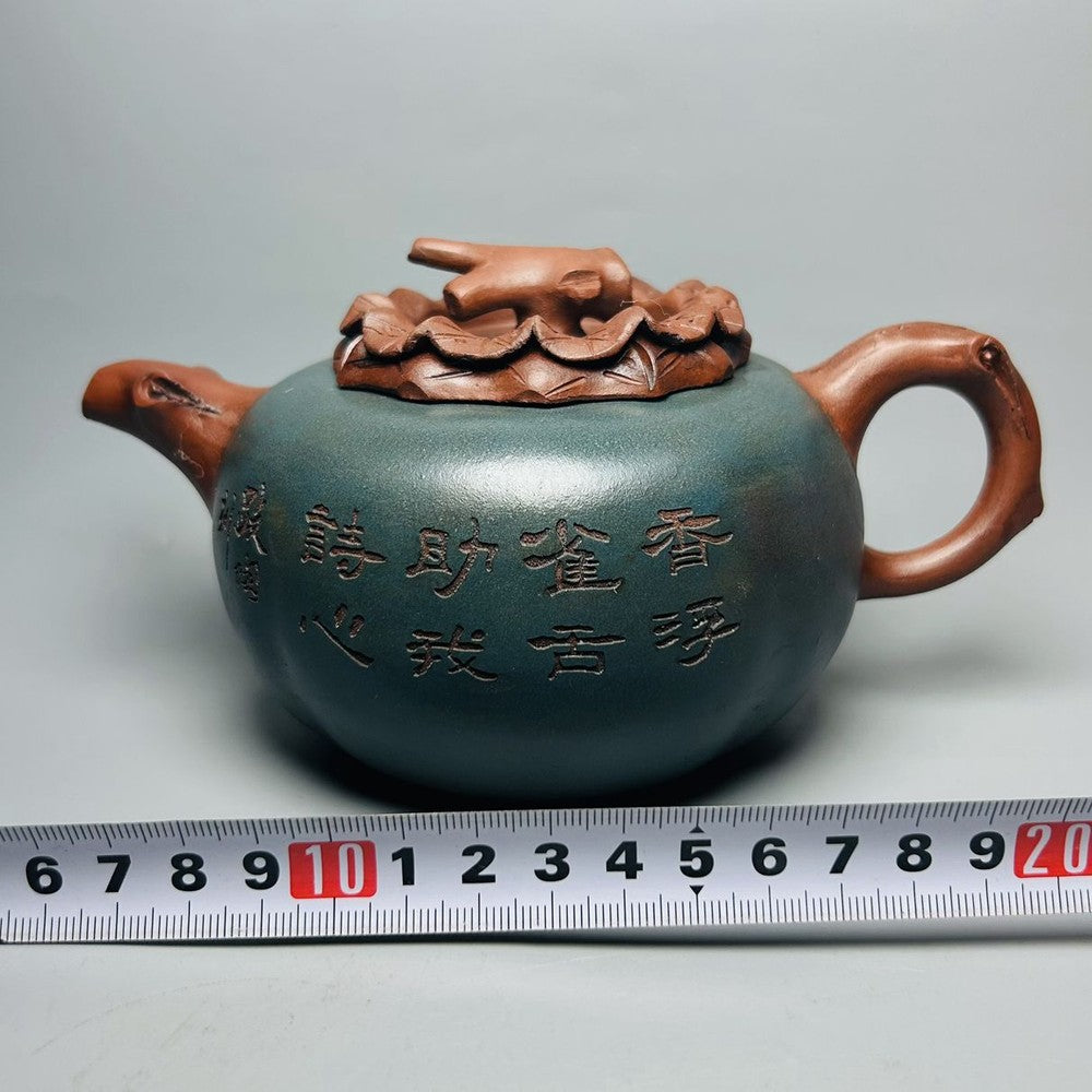 Vintage Chinese Yixing Purple Clay Teapot Zisha Ceremony Fashion Teacups Teaware