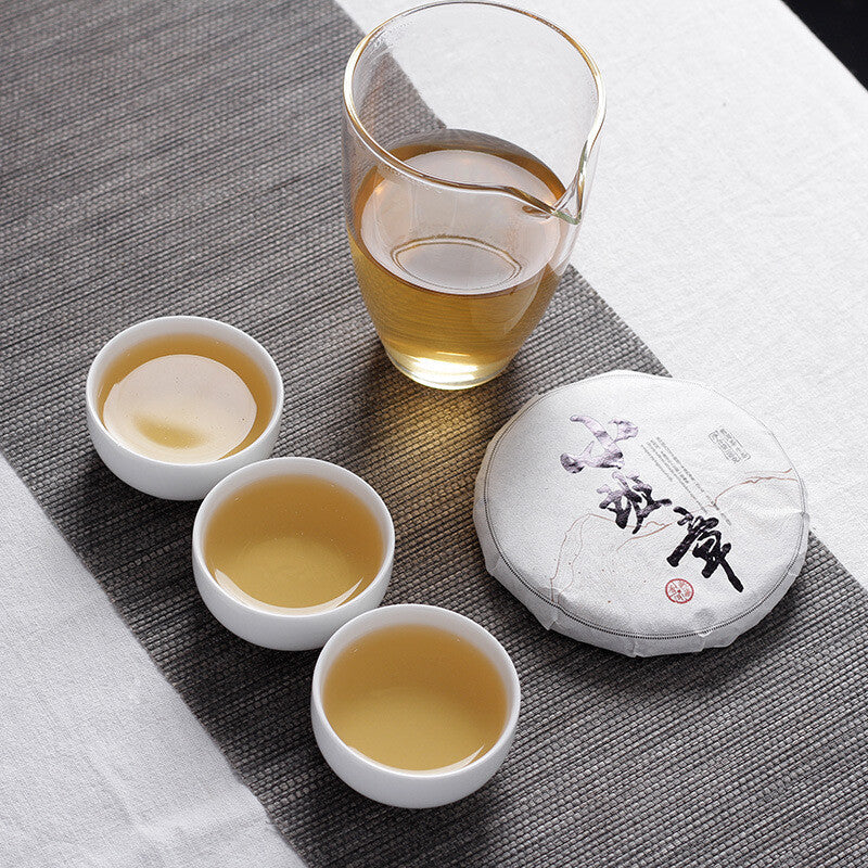 100g Yunnan Pu'er Tea Cake Ban Zhang Raw Tea Cake