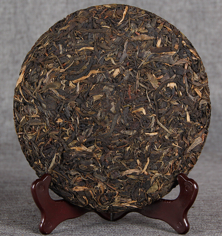 357g Craft Tea Puerh Green Tea Pu-Erh Tea Pressing Process Pu'er Tea Cake
