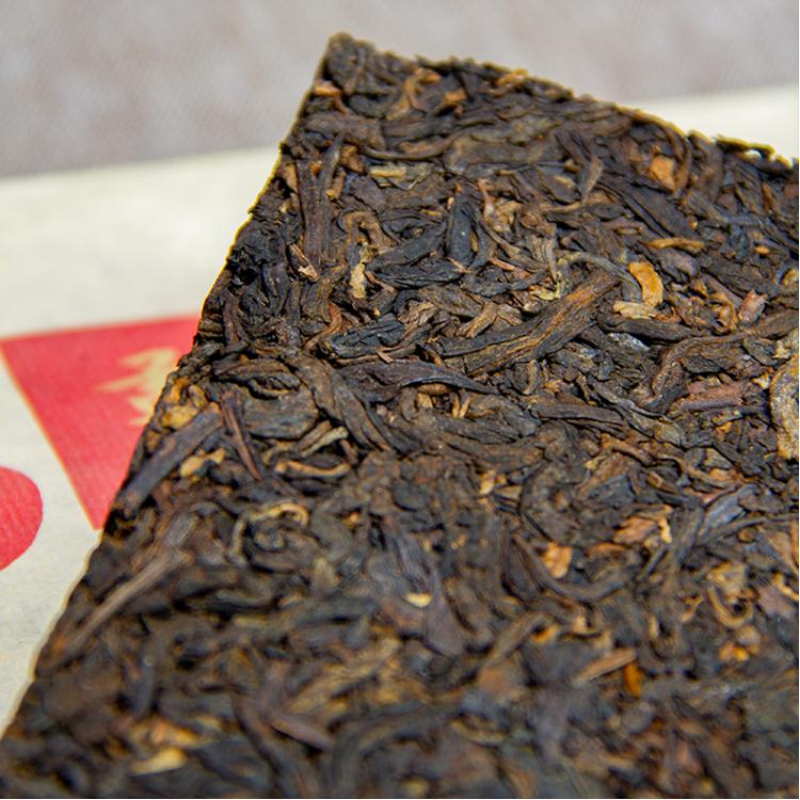 250g Menghai Aged Pu-erh Brick Tea 2018 Year Old Puerh Ripe Tea Yunnan Pu'er Tea