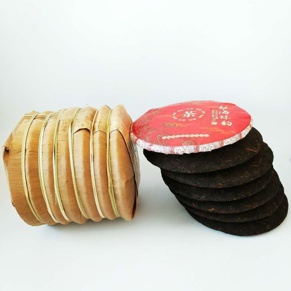 Menghai ripe tea Yunnan seven cakes tea Menghai Chen Yun ripe tea 357g/12.59oz
