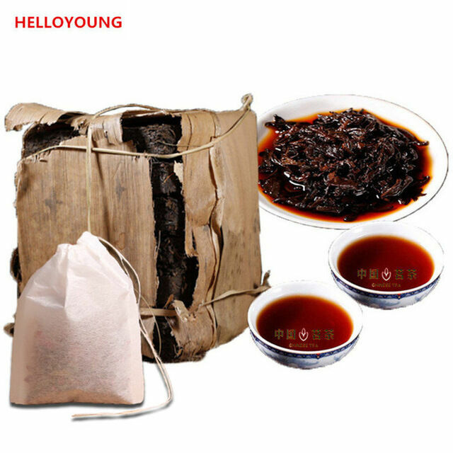 250g Chinese Ripe Pu'er Tea Brick Black Tea Ancient Tree Health Tea