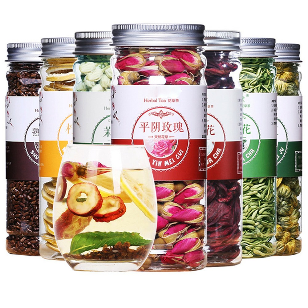 All Natural Tea Herbal Flower Tea Sampler Healthy Drink Flower Fruit Herbs Tea-