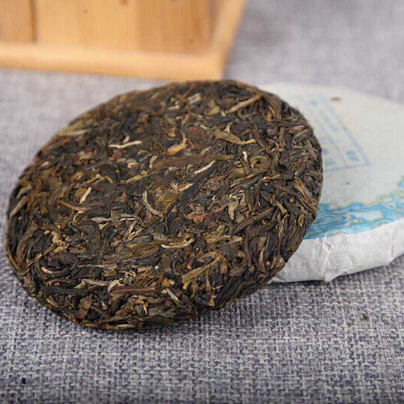 Spring Tea Yunnan Tea Lao Man'e Healthy Drink 100g*3 Tea Cake Natural-