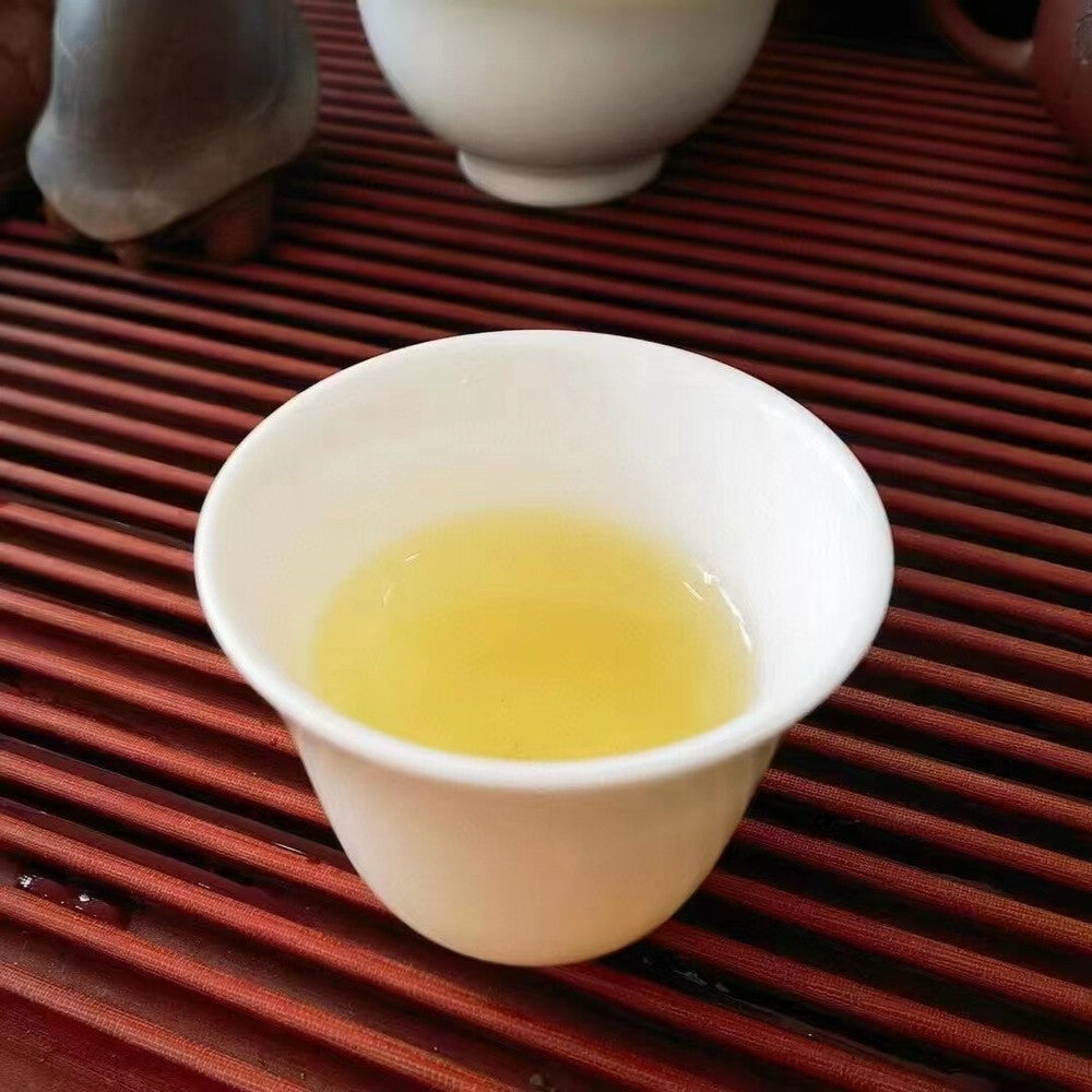 357g Yunnan Old Puerh Tea Cake 2003 7542 Qizi Pu'er Raw Tea Cake Raw Pu-erh Tea