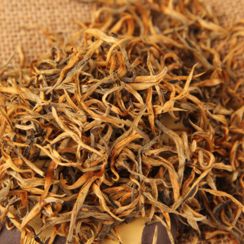 TOP Premium Yunnan Spring Tea Wire Dian Hong TeaRed Single Bud Organic Black Tea