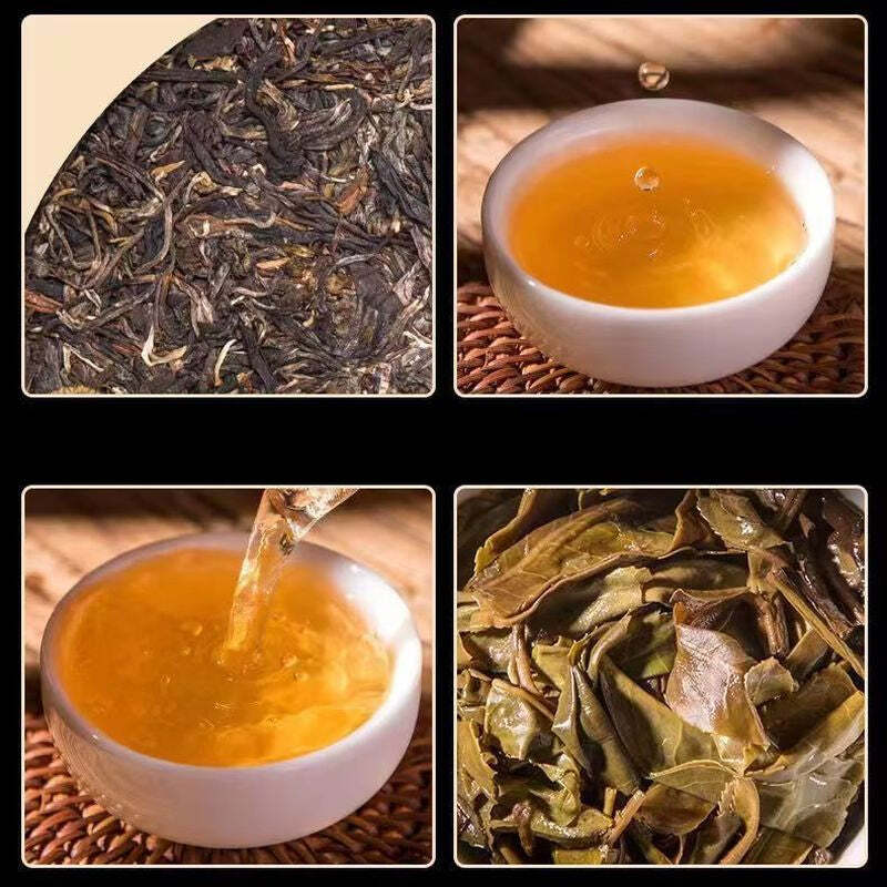 357g Banzhang Puerh Tea Cake Yunnan Big Tree Raw Pu-erh Tea Cake Green Tea