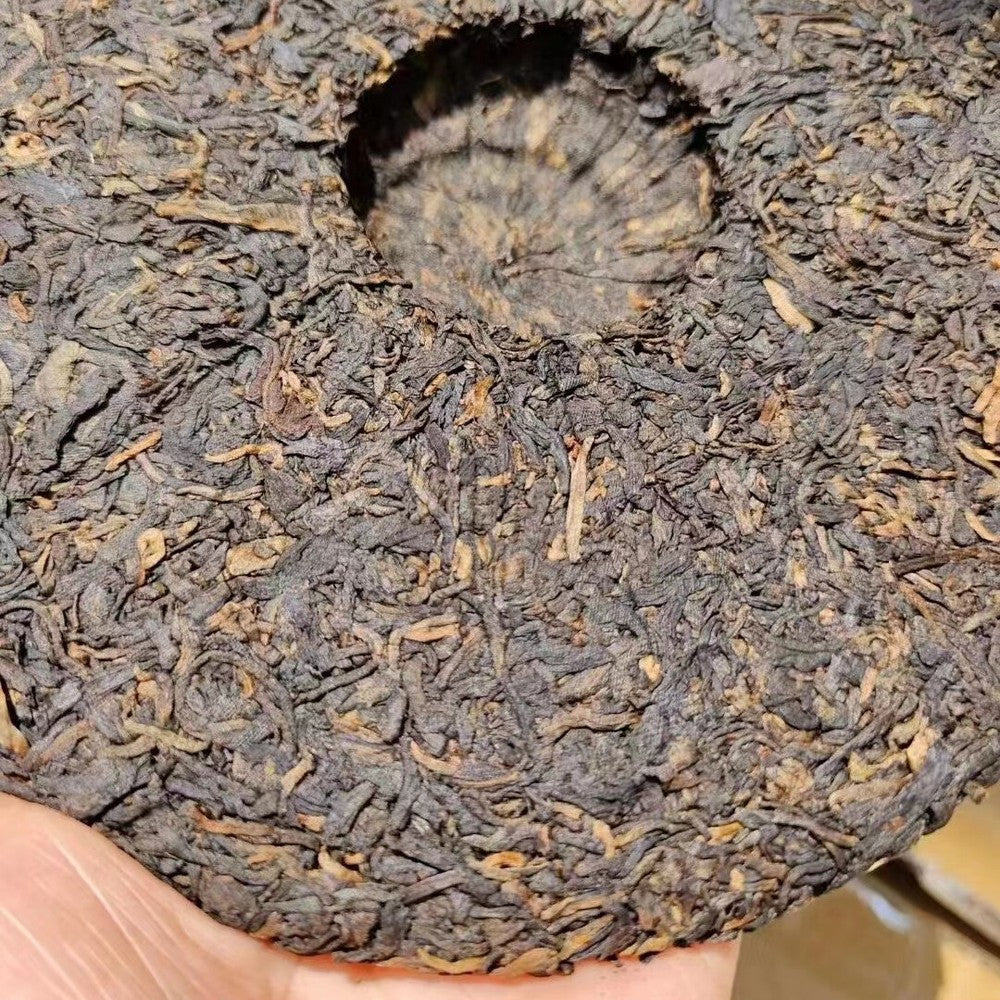357g Yunnan Old Puerh Tea Cake 1996 Bingdao Spring Raw Pu'er Tea Pu-erh Cake Tea