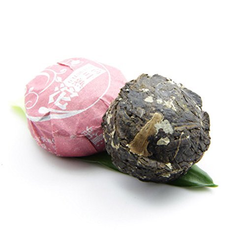 40 Lotus Leaf Flavoured Puerh Tea - Ripe Mini Tuo Tea - Yunnan Puerh Tea
