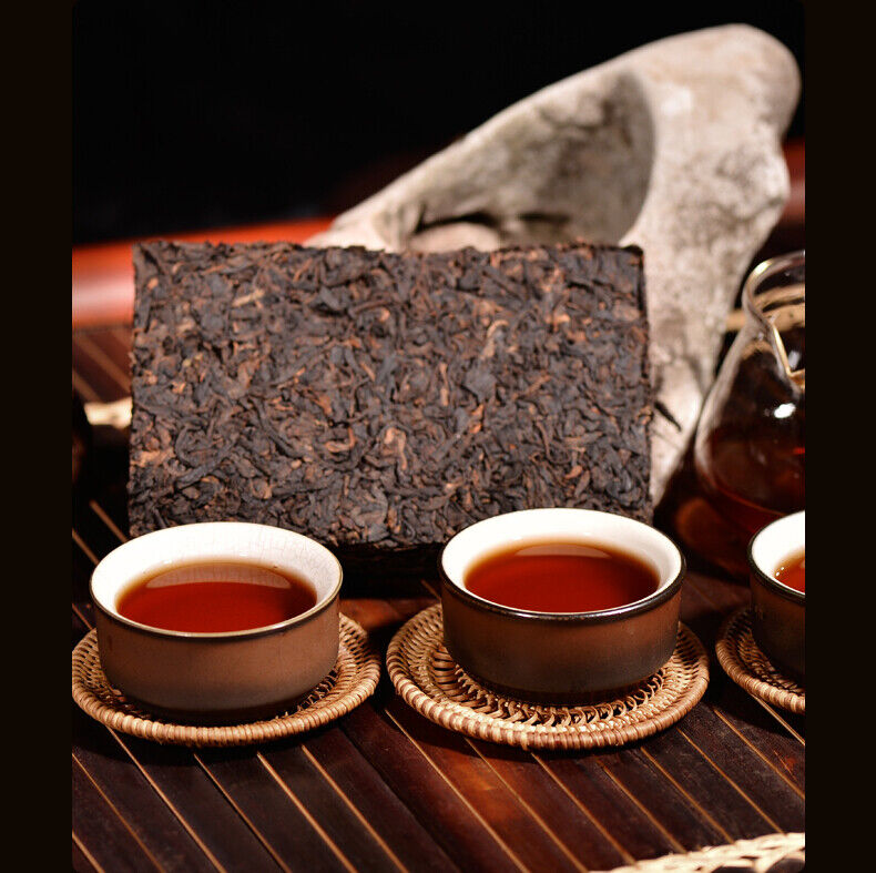Puer Ripe Tea 1KG Ten Years Old Pu' Er Tea Brick Cooked Brown mounta Pu'erh tea