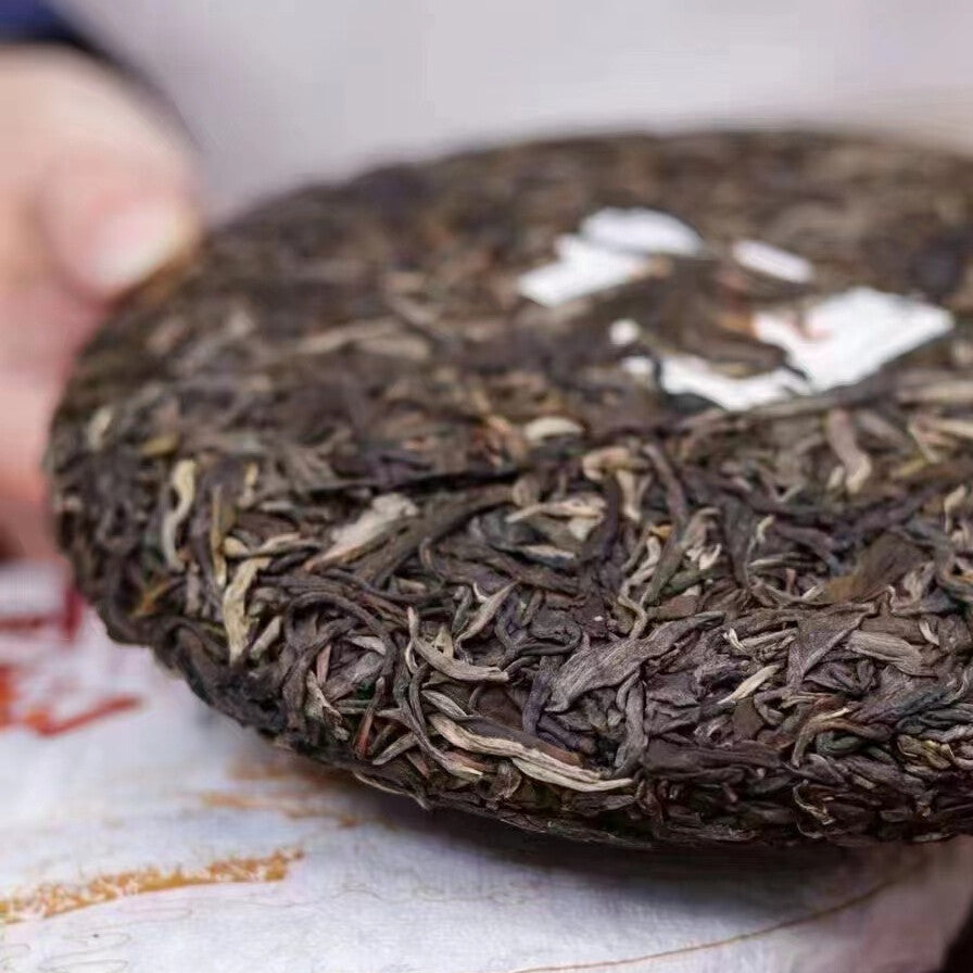 357g Yunnan Raw Puerh Tea Cake 2022 Bingdao Spring Pu'er Raw Tea Pu-erh Cake Tea