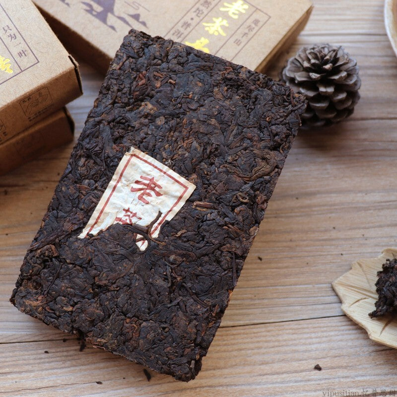 2019 Qian Shan Ye Old Tea Head LAO CHA TOU Puer Tea Brick Pu'er Cooked Tea 250g
