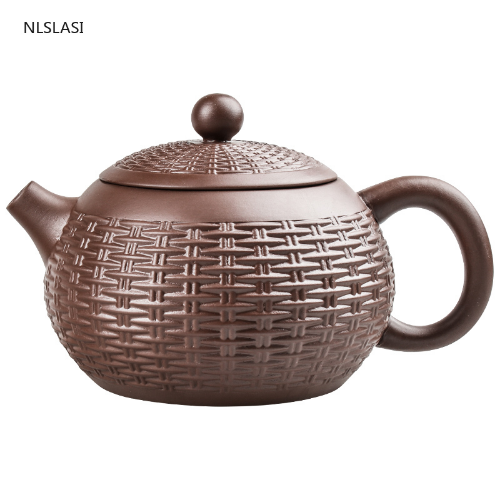 Chinese Yixing Tea Pot Purple Clay Xishi Filter Teapot Kettle Handmade Tea Set