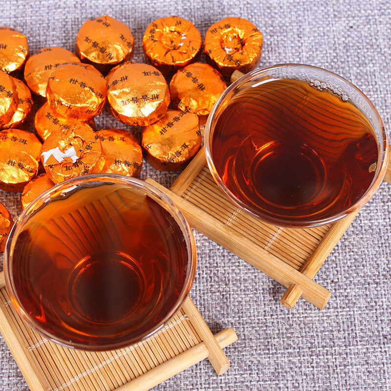 500g Pu-erh Tea Mini Tuocha Pu-erh Ripe Tea Pu-erh Orange Tea
