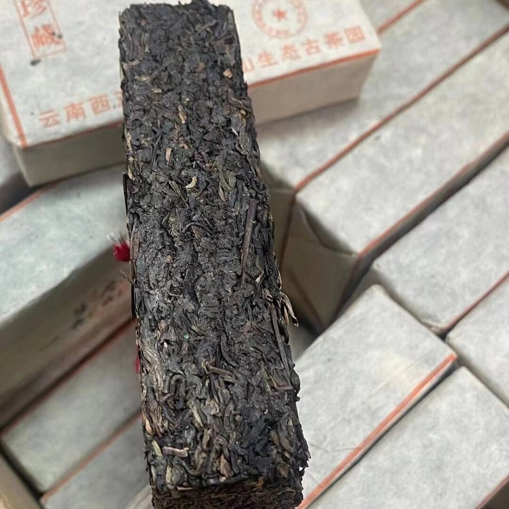 500g Yunnan Puerh Brick Tea 1998 Banzhang Tea King Raw Pu-erh Tea Brick Pu'er