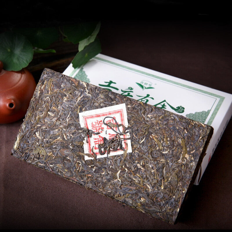 Pu'er Tea Brick Healthy Beverage Tea 1000g Yunnan Pu-Erh Raw Tea Premium Arbor-